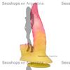 Monster Flame Beast dildo doble con sopapa